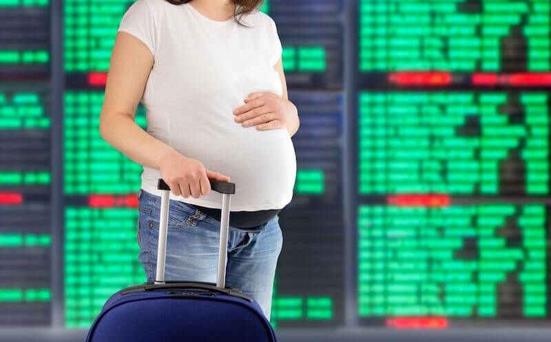 Рекомендации по перелетам во время беременности
